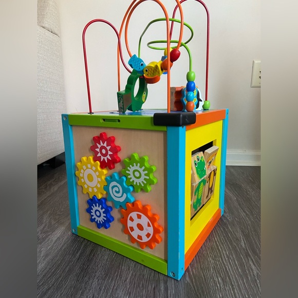 Toys Toddler Wooden Activity Toy 4 Sided Poshmark